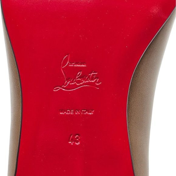 Christian Louboutin Velvet Dandelion Loafers Brown - Picture 6 of 7